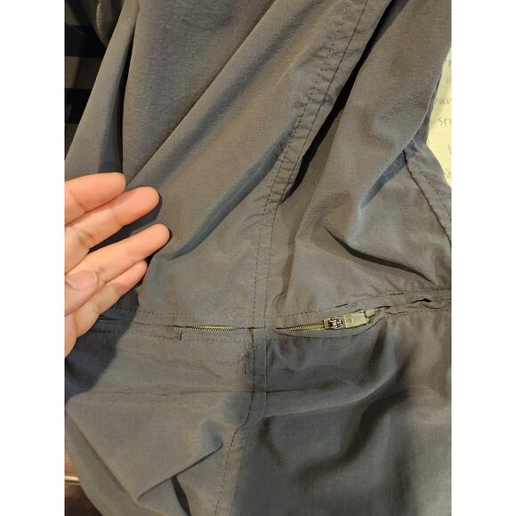 ExOfficio Insect Shield Zip Off Hiking Pants Women’s 8 Gray Convertible Outdoor‎ - Picture 7 of 10